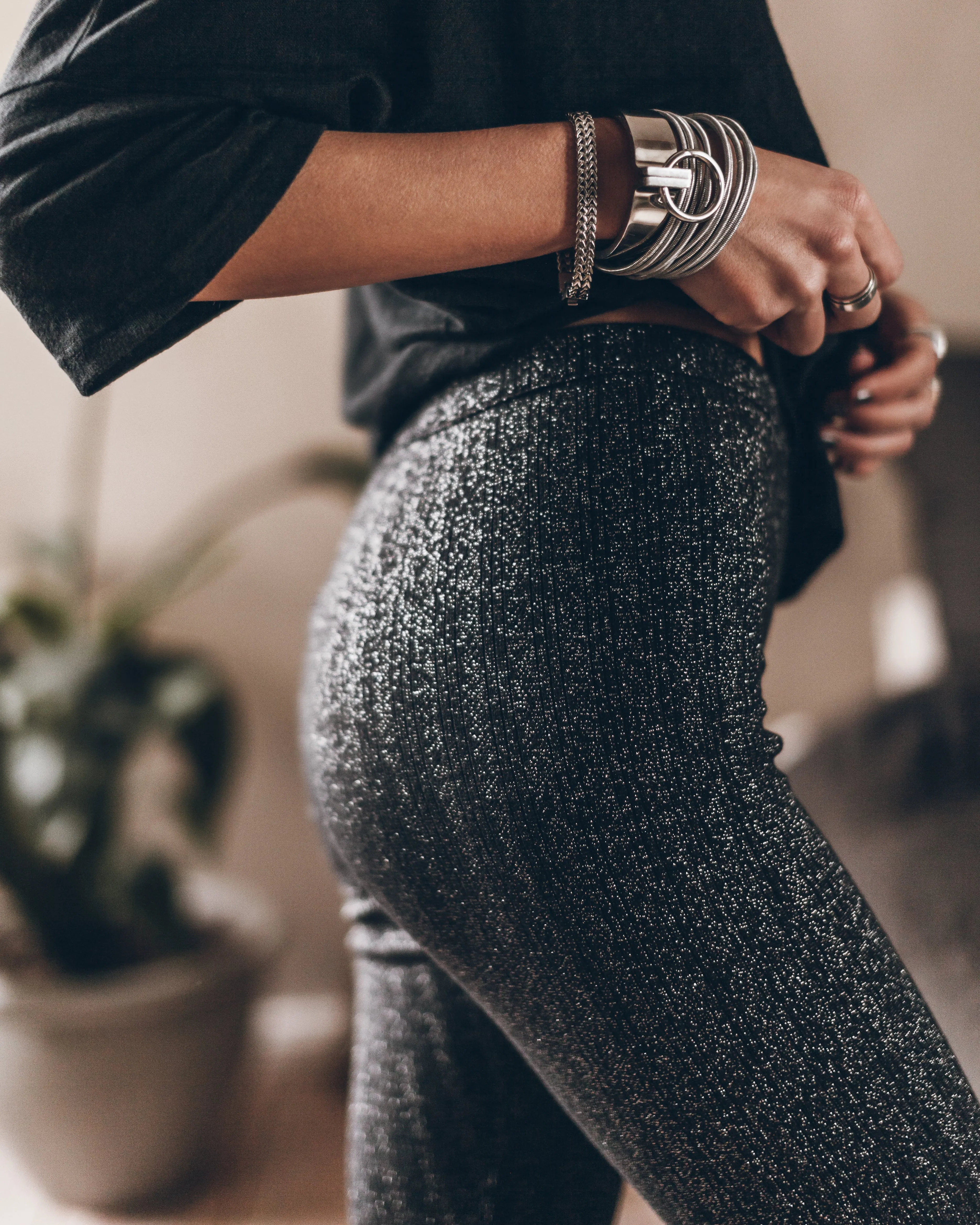 Legging The Sparkly Ribbed