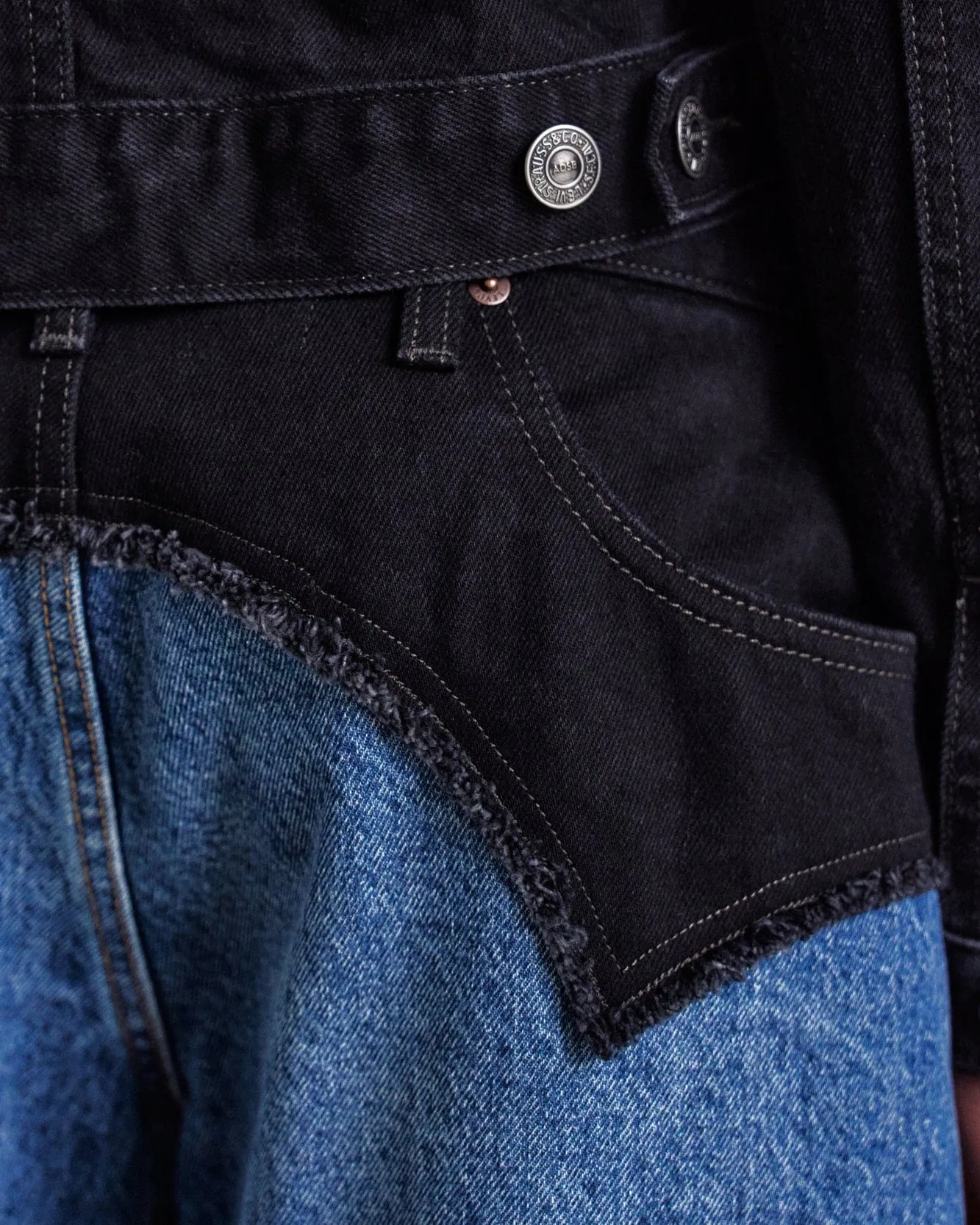 LEVIS X ADSB BAGGY JEAN apa780u(INDIGO/BLACK)
