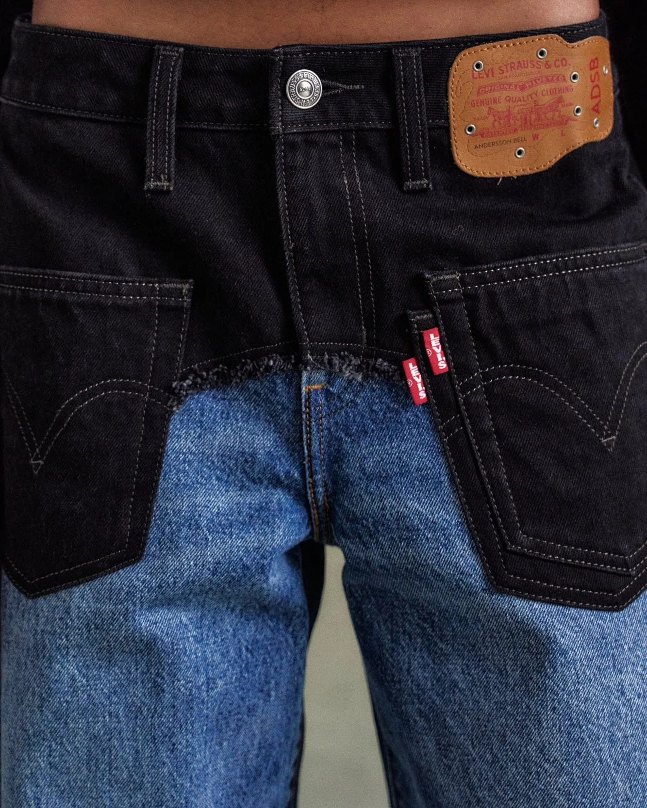 LEVIS X ADSB BAGGY JEAN apa780u(INDIGO/BLACK)