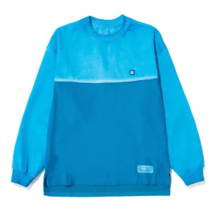 Liberaiders Overdyed Mesh Long Sleeve T-shirt / Blue