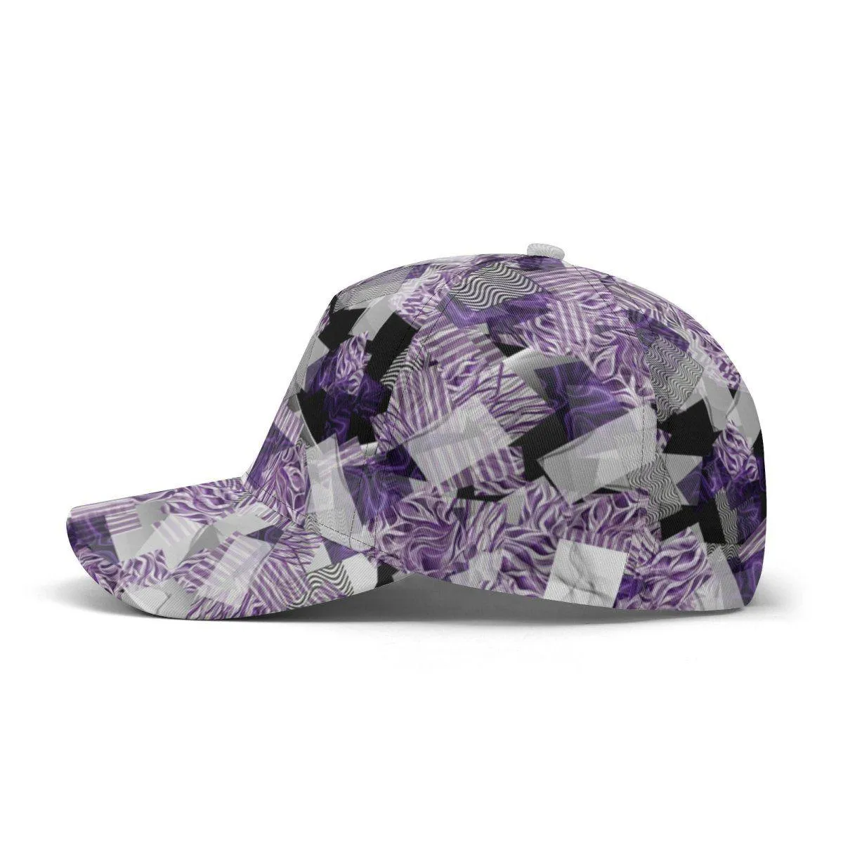 Lilac and Purple Baseball Cap