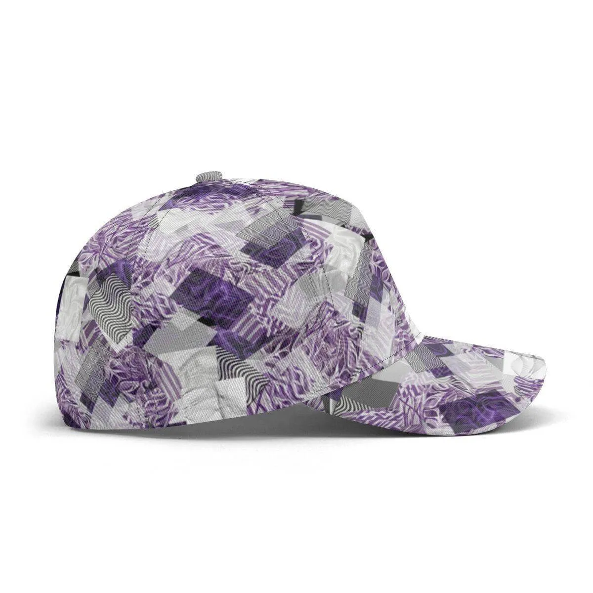 Lilac and Purple Baseball Cap