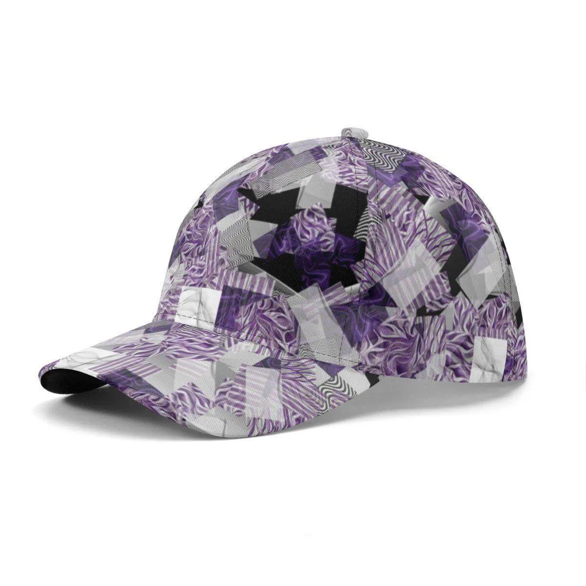 Lilac and Purple Baseball Cap