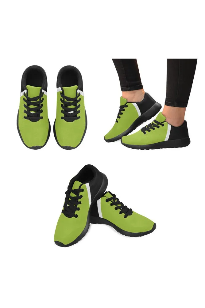 Lime & Black Women’s Running Shoes (Model 020)