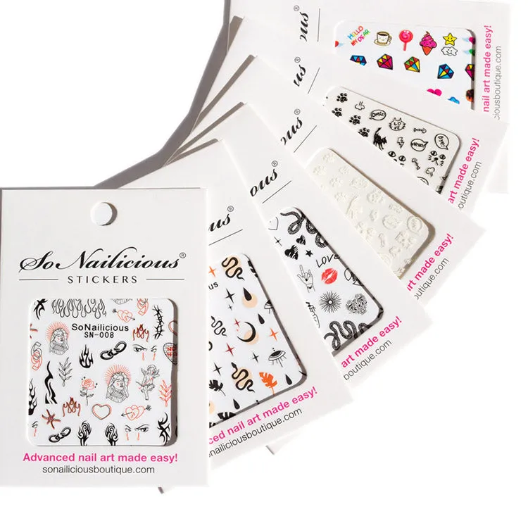 LIMITED EDITION: All-In-One FALL IN LOVE Nail Sticker Set - SAVE 30% - ONLY 1 LEFT!