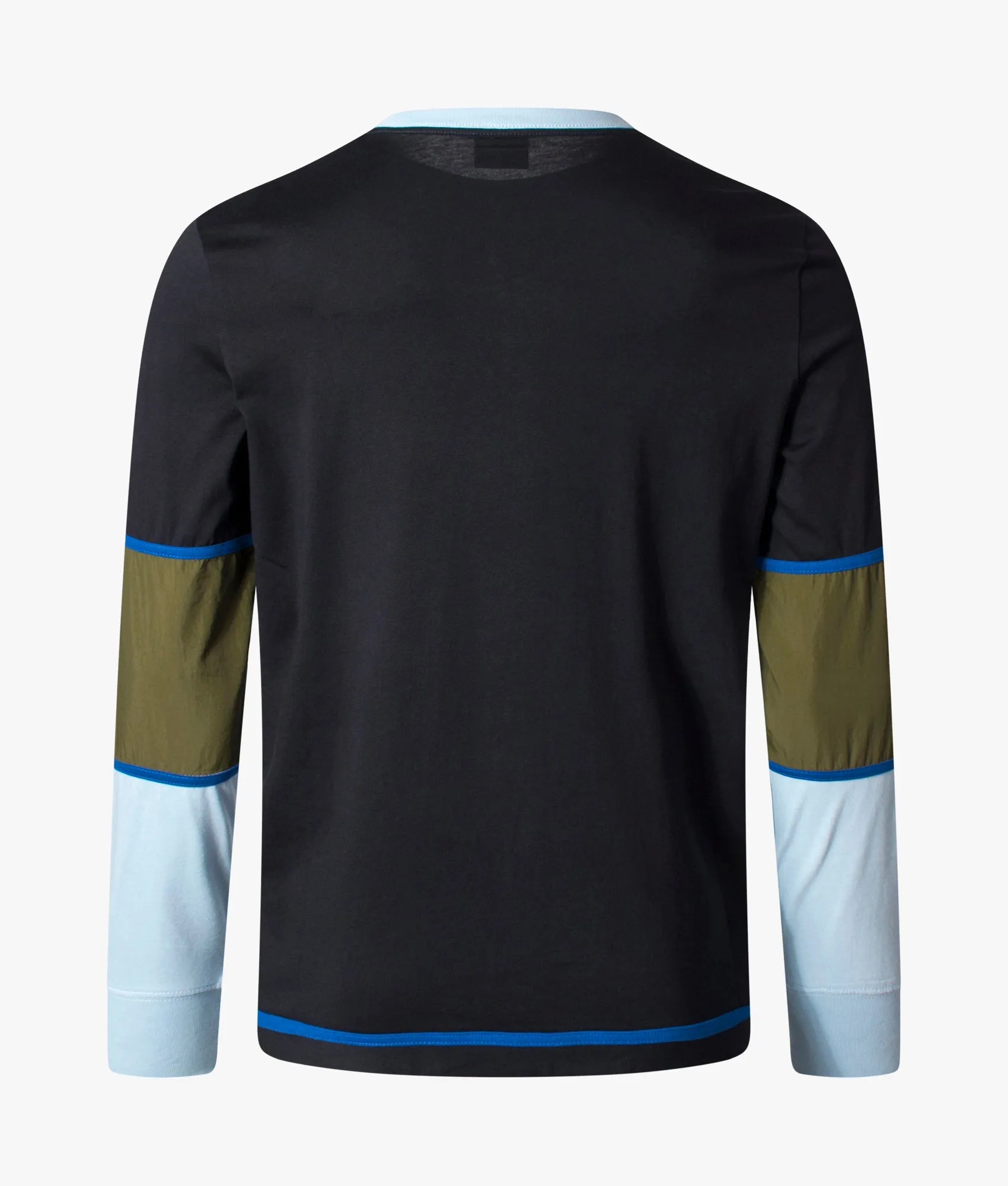 Long Sleeve Colour Block T-Shirt