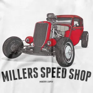MILLERS SPEED SHOP LONG SLEEVE T-SHIRT