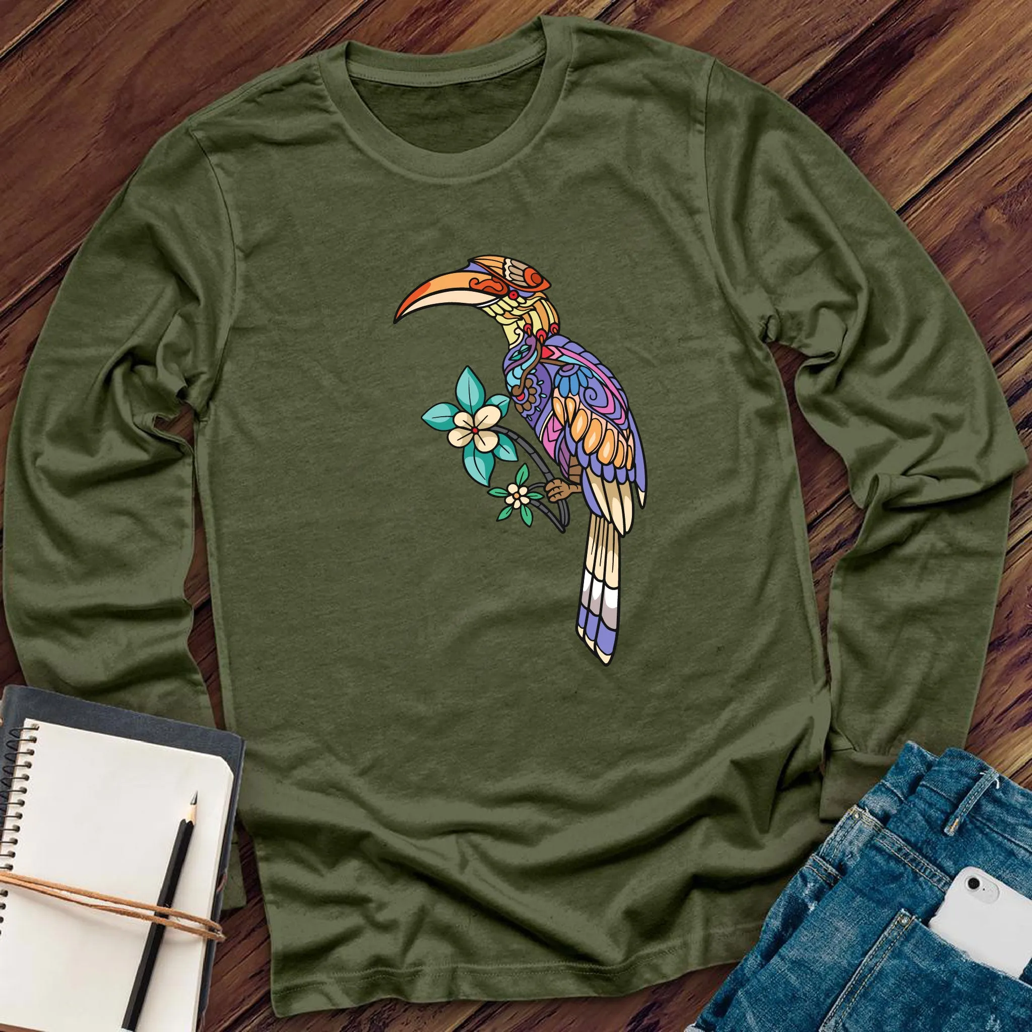 Mosaic Toucan Long Sleeve