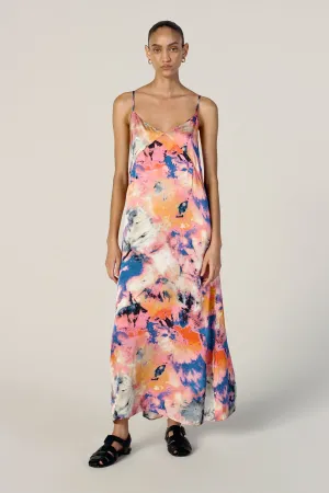 MULTICOLOUR SLIP DRESS