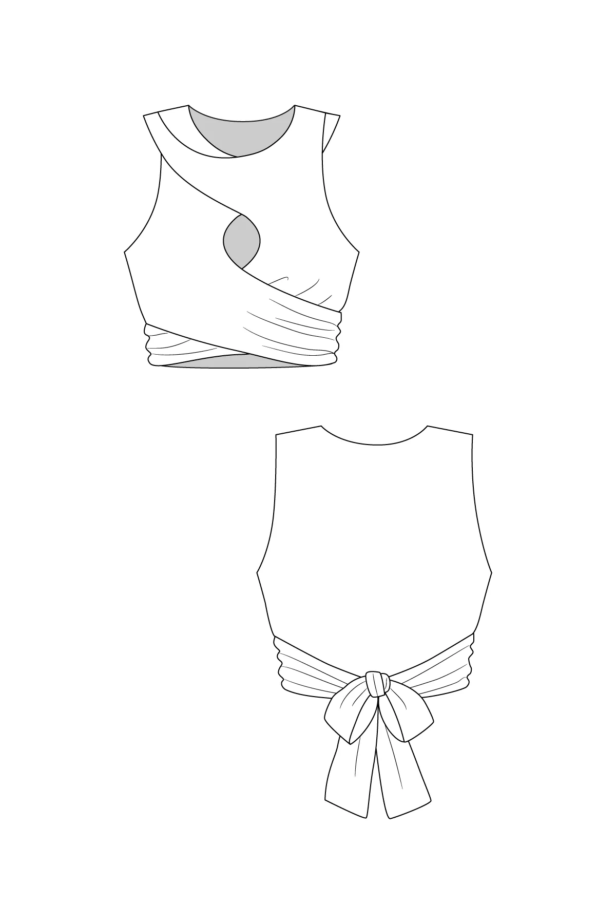 Named Clothing, Sisko Interlace Dress or Top, Digital PDF Pattern