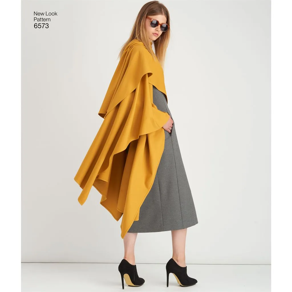 New Look Pattern 6573 Misses' Dress and Wrap