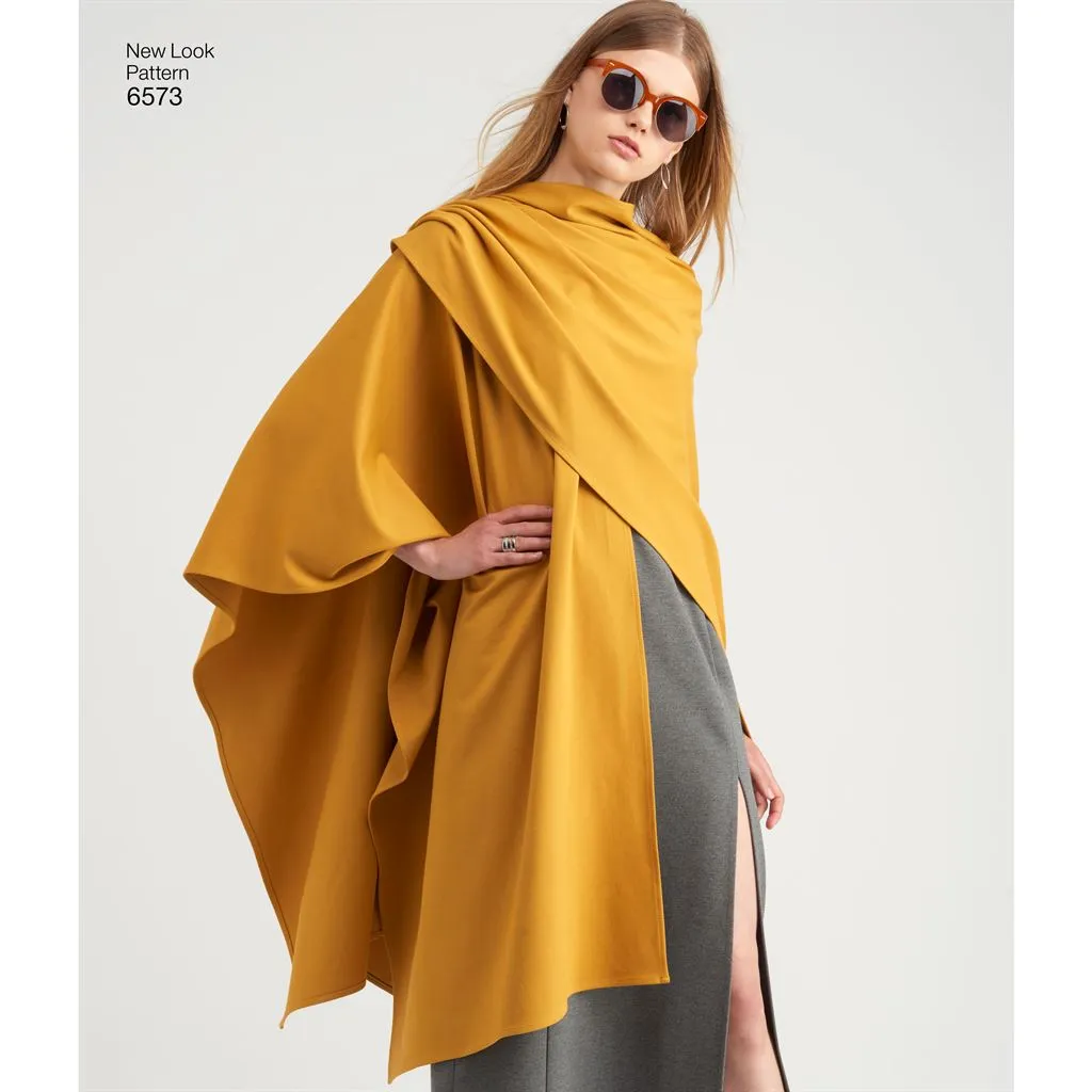 New Look Pattern 6573 Misses' Dress and Wrap
