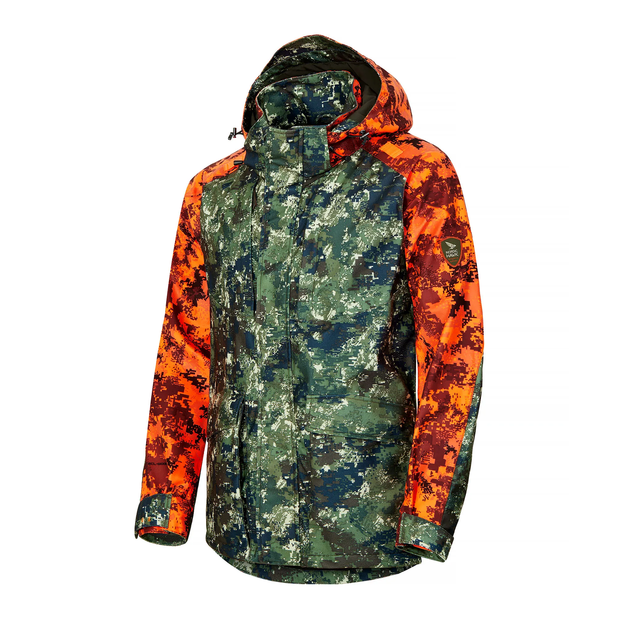 Nordic Hawk Johannishus Camo Hunting Jacket Men Camo Signal | Buy Nordic Hawk Johannishus Camo Hunting Jacket Men Camo Signal here | Outnorth