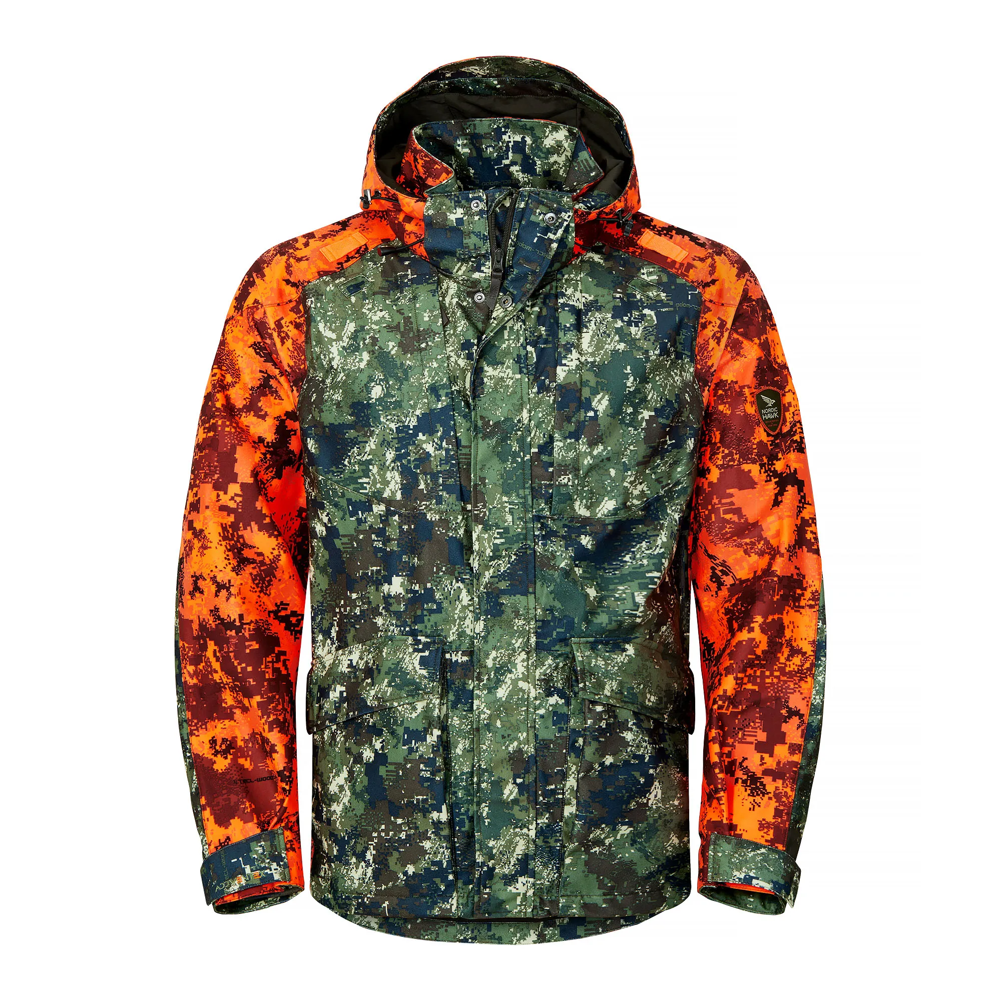 Nordic Hawk Johannishus Camo Hunting Jacket Men Camo Signal | Buy Nordic Hawk Johannishus Camo Hunting Jacket Men Camo Signal here | Outnorth