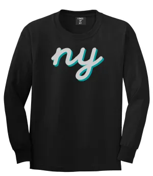 NY lower case script Long Sleeve T-Shirt