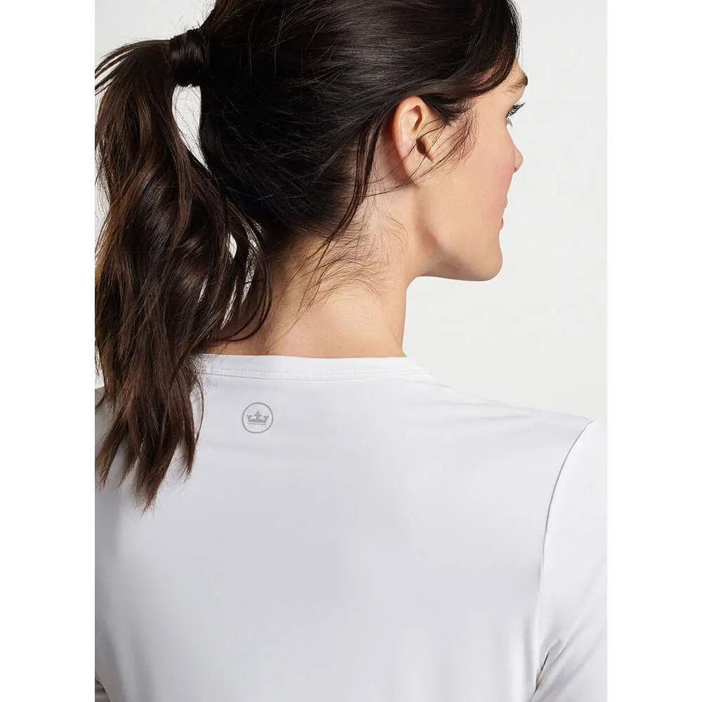Peter Millar Women's Lightweight Long-Sleeve Sun T-Shirt - White