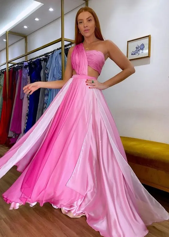 Pink Prom Dress Women Sexy Dresses Elegant Party Dress     fg1969