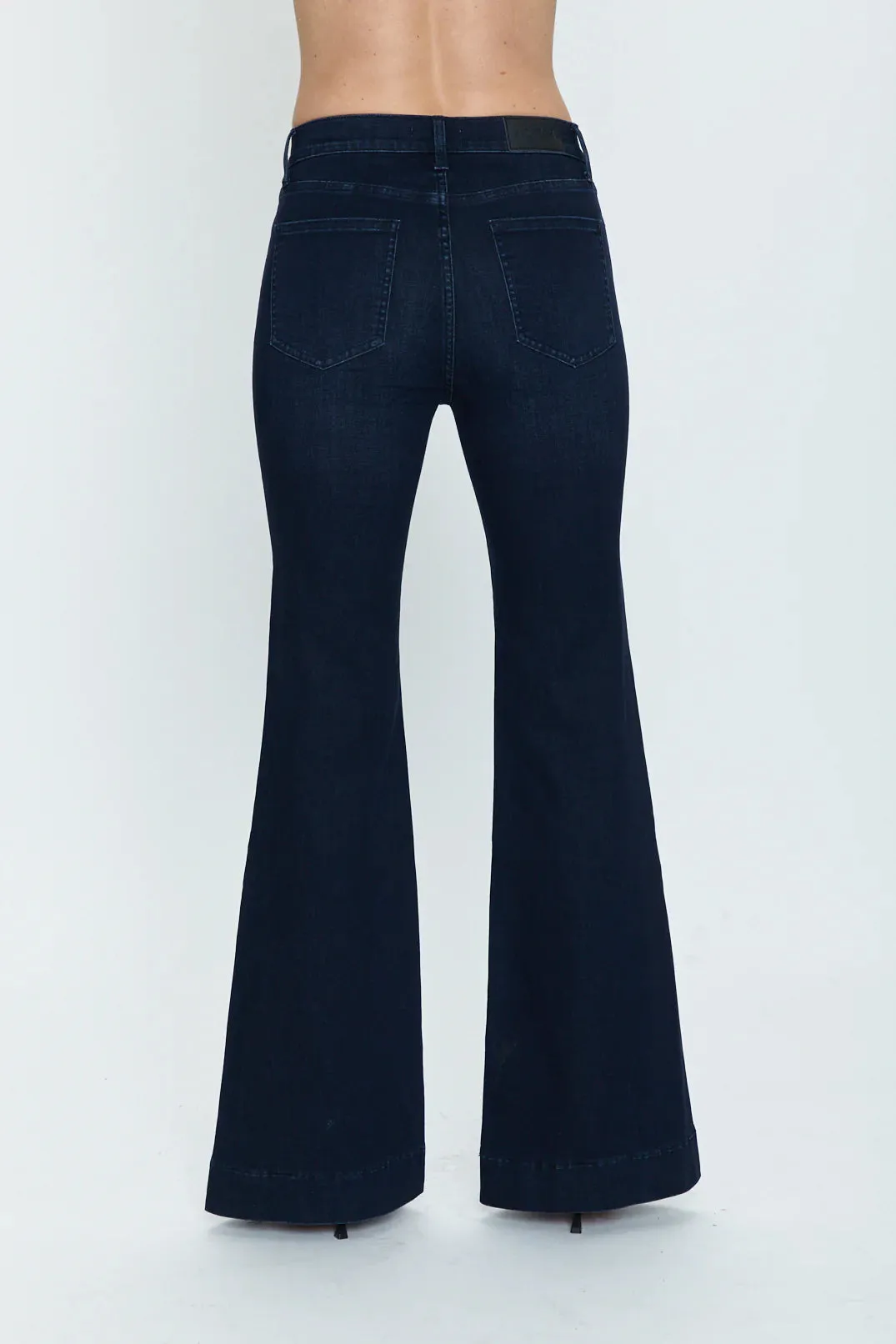 Pistola Kinsley Mid-Rise Ultra Flare Jean: 8MM