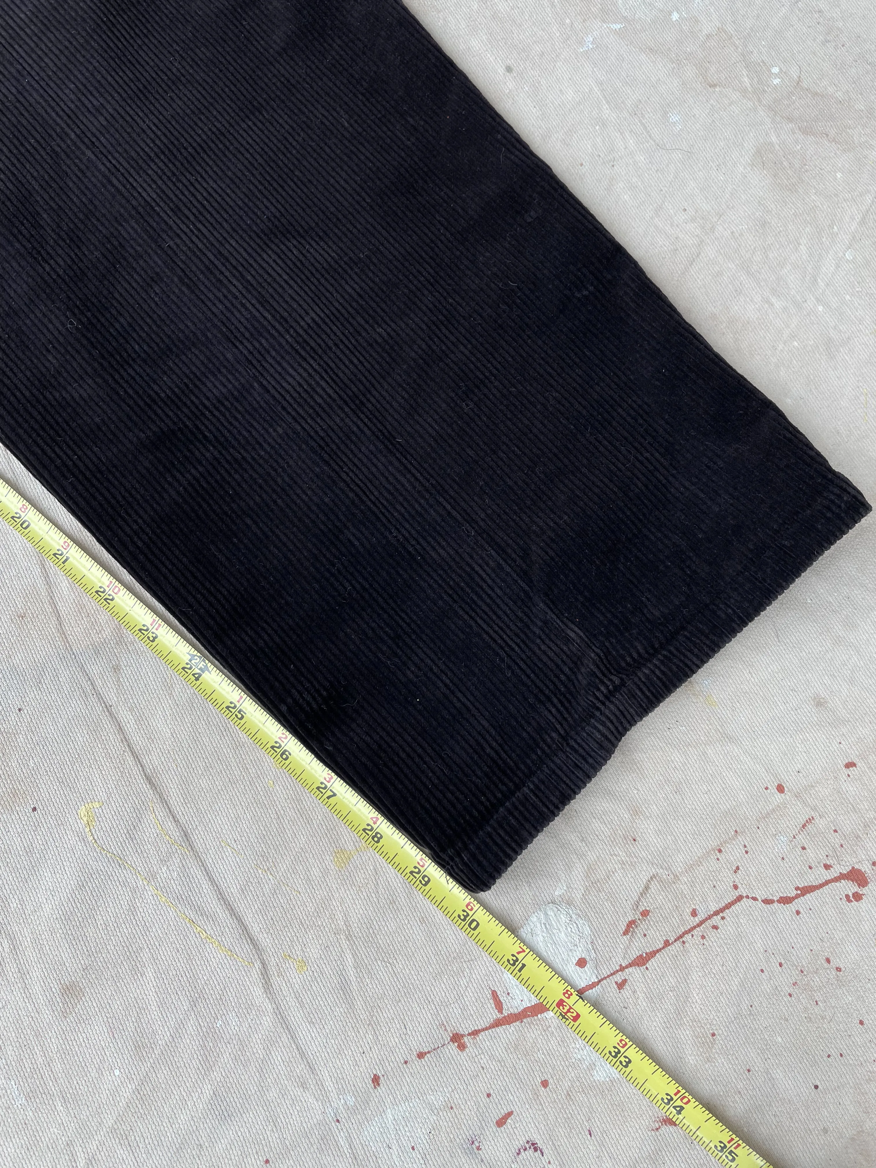 POLO RALPH LAUREN CORDUROY PANTS—BLACK [40X32]