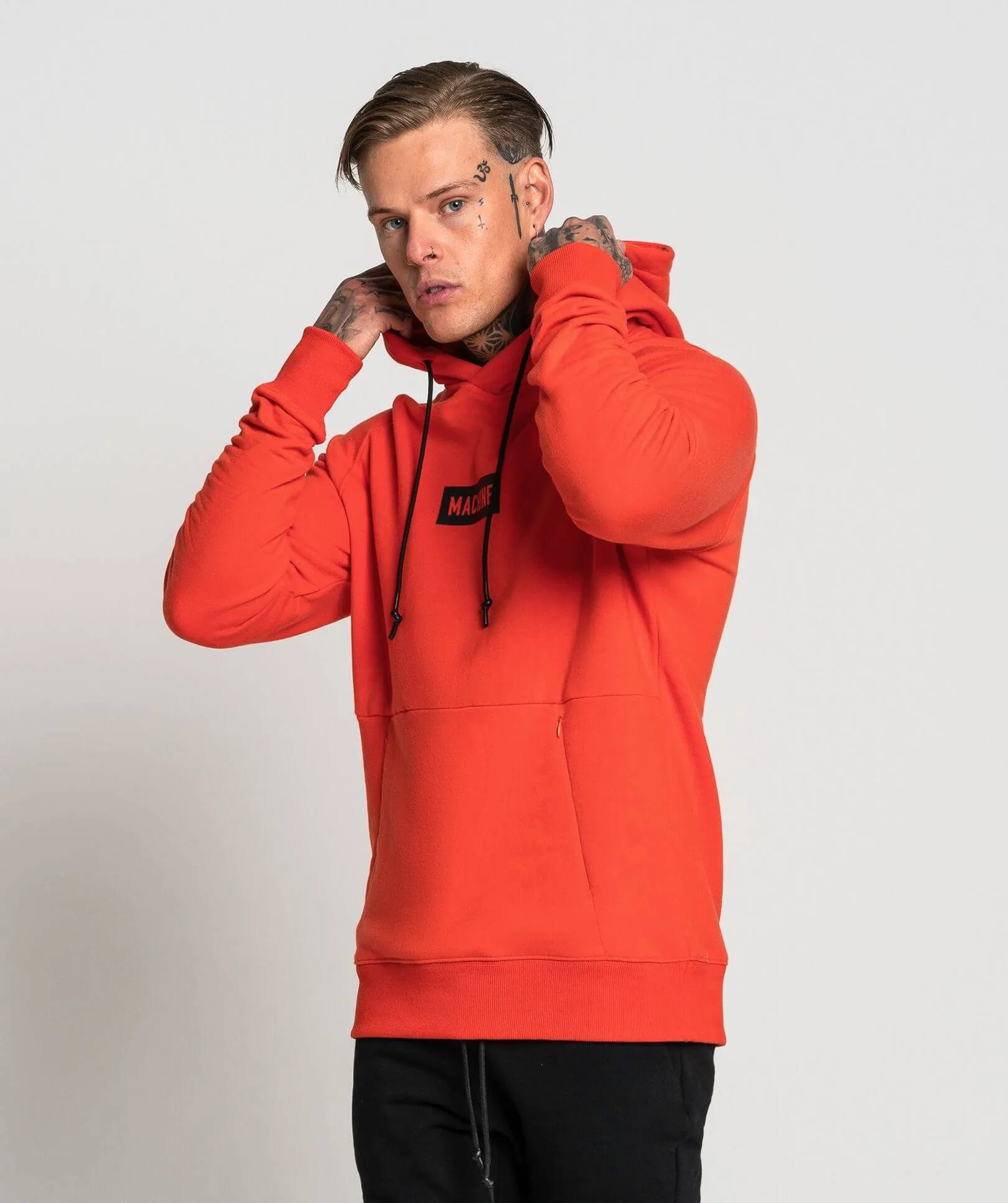 Pursuit Stampd Pullover Hoodie (Orange)
