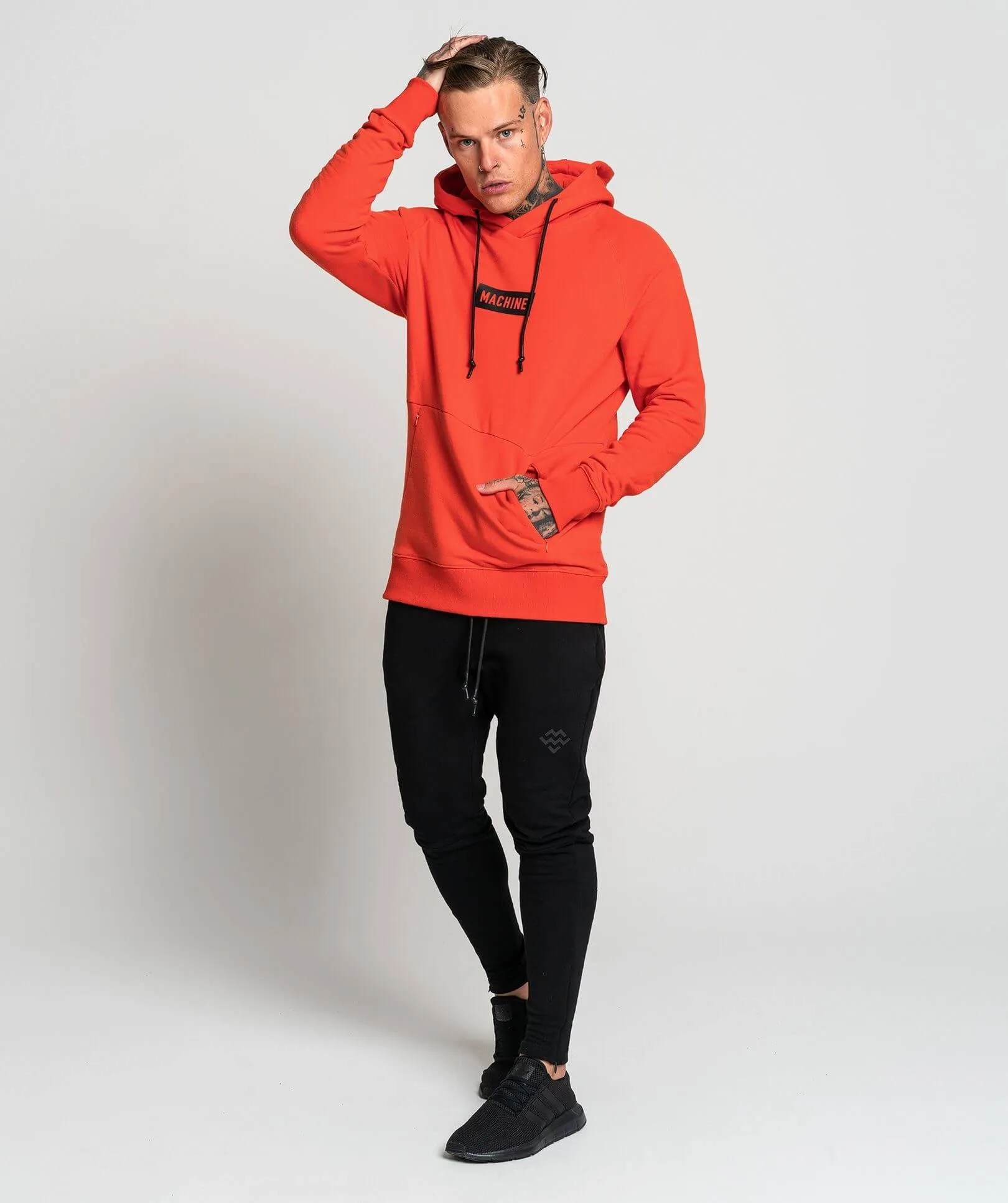Pursuit Stampd Pullover Hoodie (Orange)