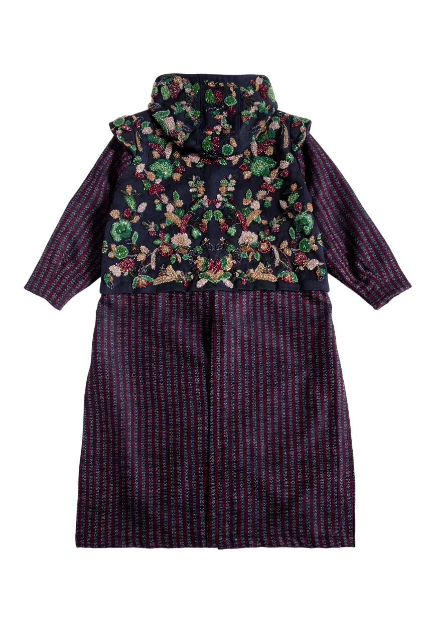"LAHORE TO SOHO" HAND EMBROIDERED LONG COAT