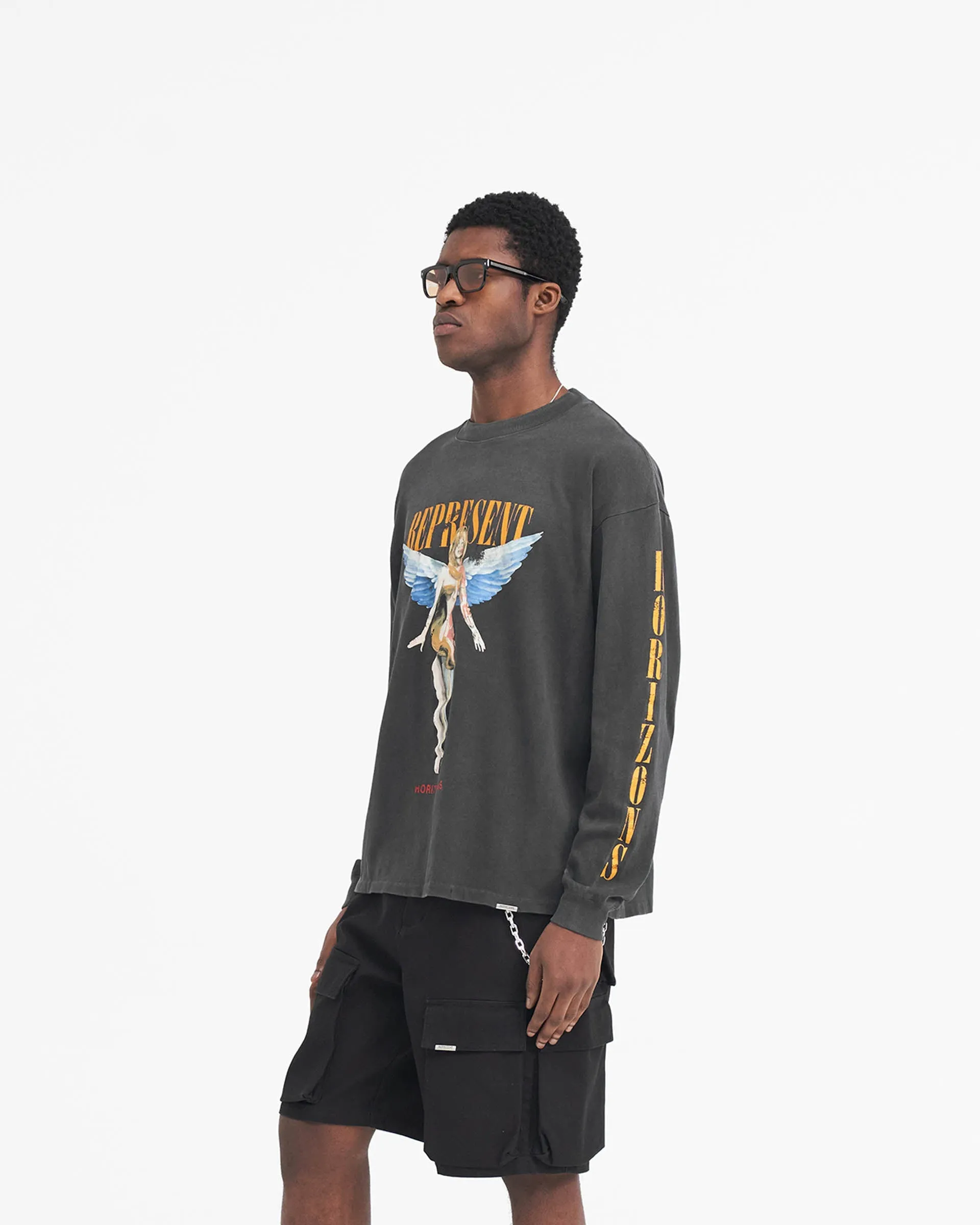 Reborn Long Sleeve T-Shirt - Aged Black