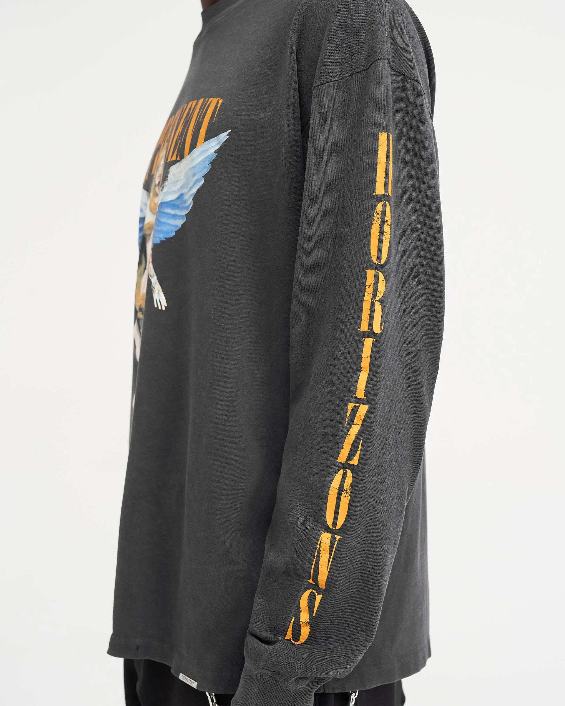 Reborn Long Sleeve T-Shirt - Aged Black
