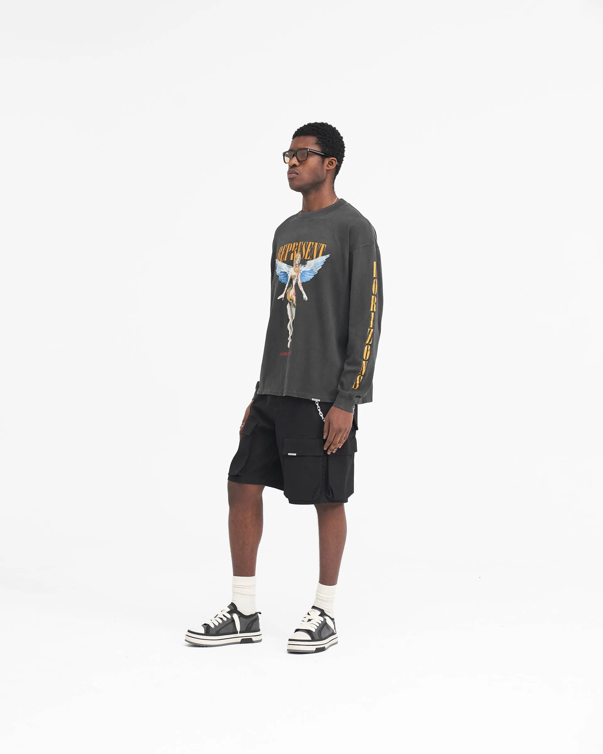 Reborn Long Sleeve T-Shirt - Aged Black