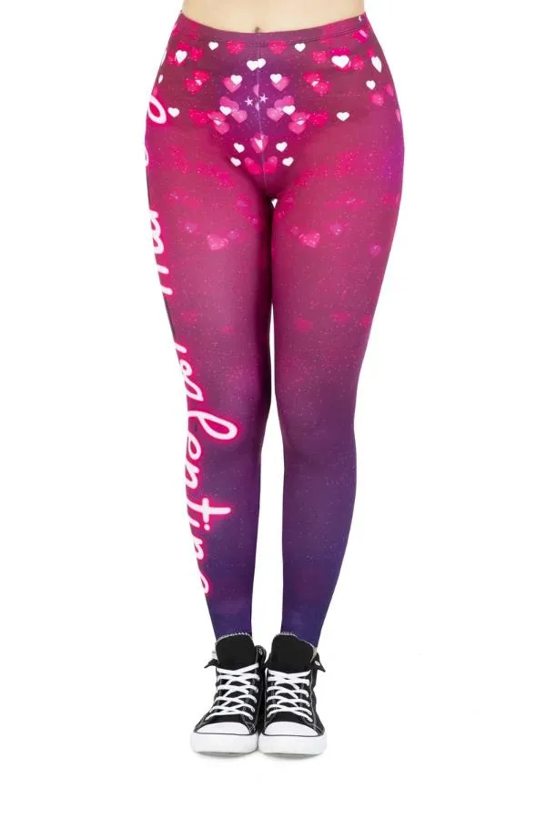 Regular Leggings (8-12 UK Size) - Be My Valentines