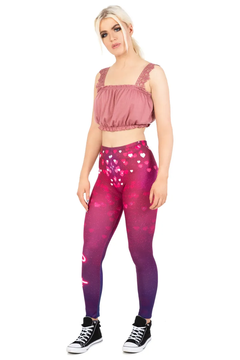 Regular Leggings (8-12 UK Size) - Be My Valentines