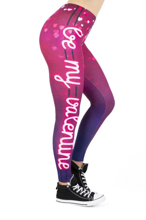 Regular Leggings (8-12 UK Size) - Be My Valentines
