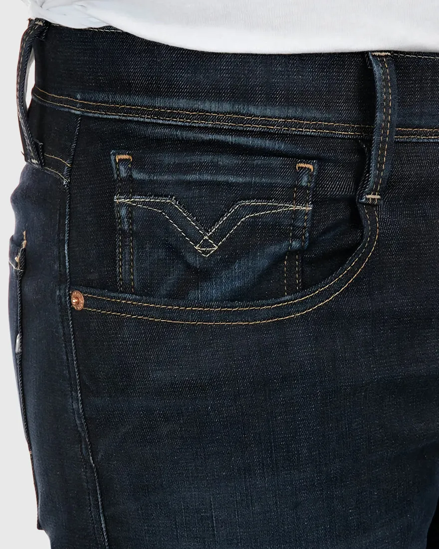 REPLAY RRI10661M914Y DK-BLUE ANBASS HYPERFLEX JEANS