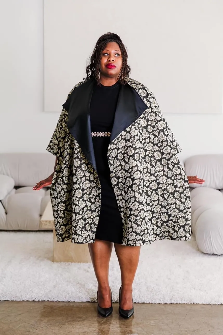 Reversible Opera Coat in "Vanessa"
