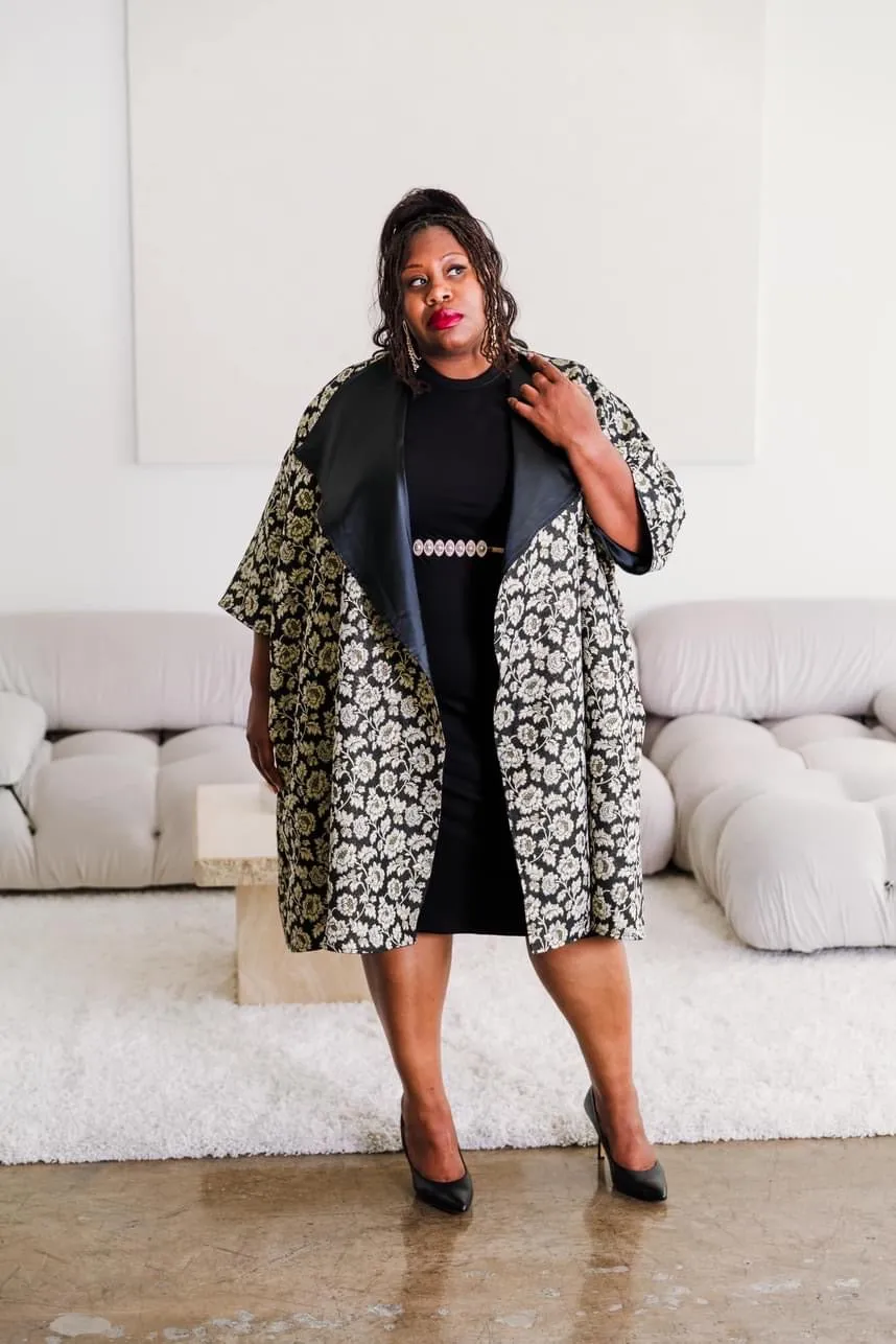 Reversible Opera Coat in "Vanessa"