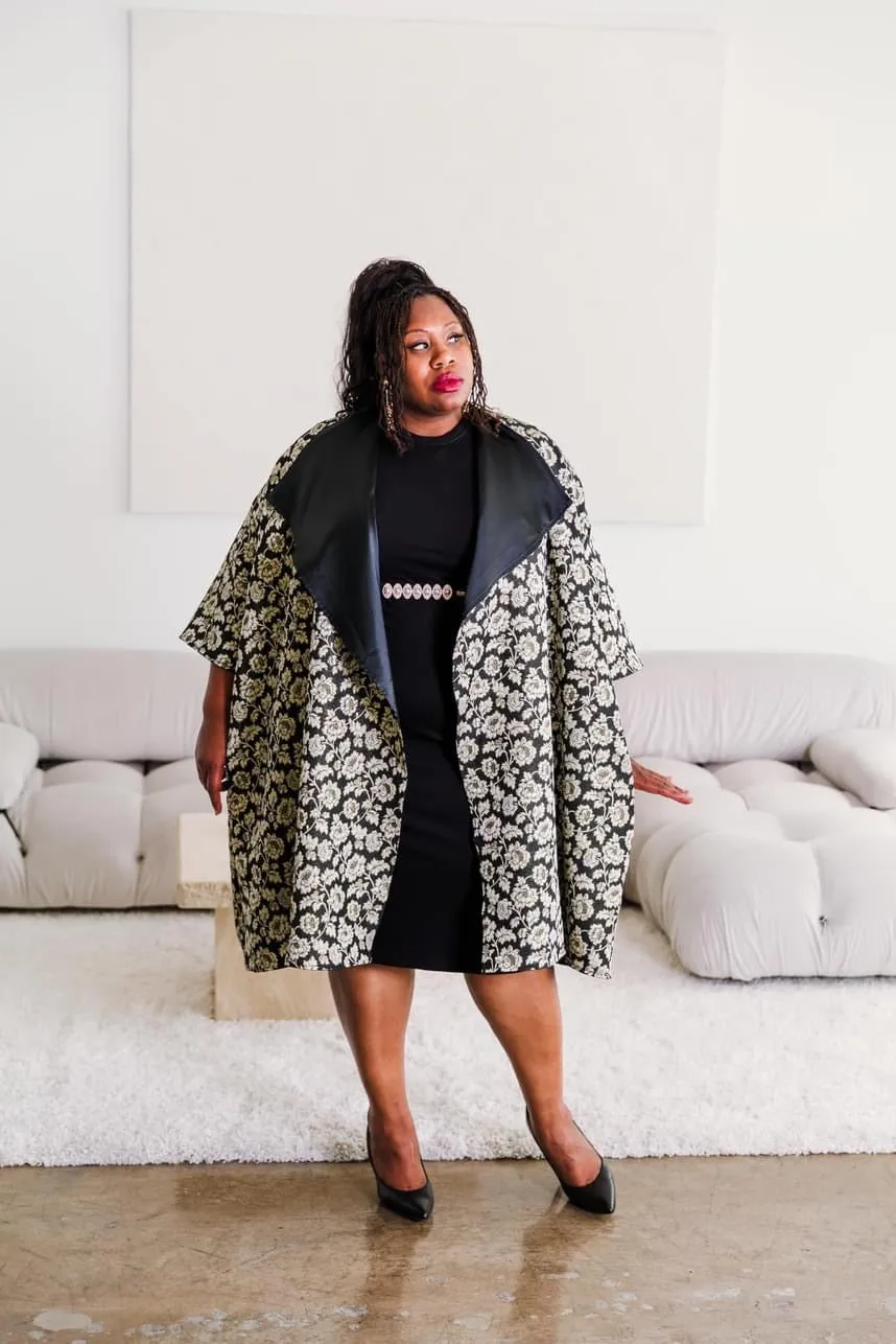 Reversible Opera Coat in "Vanessa"