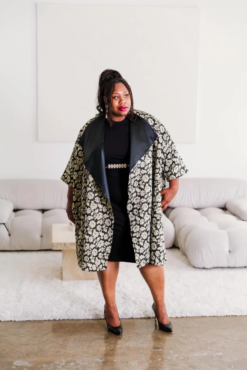 Reversible Opera Coat in "Vanessa"