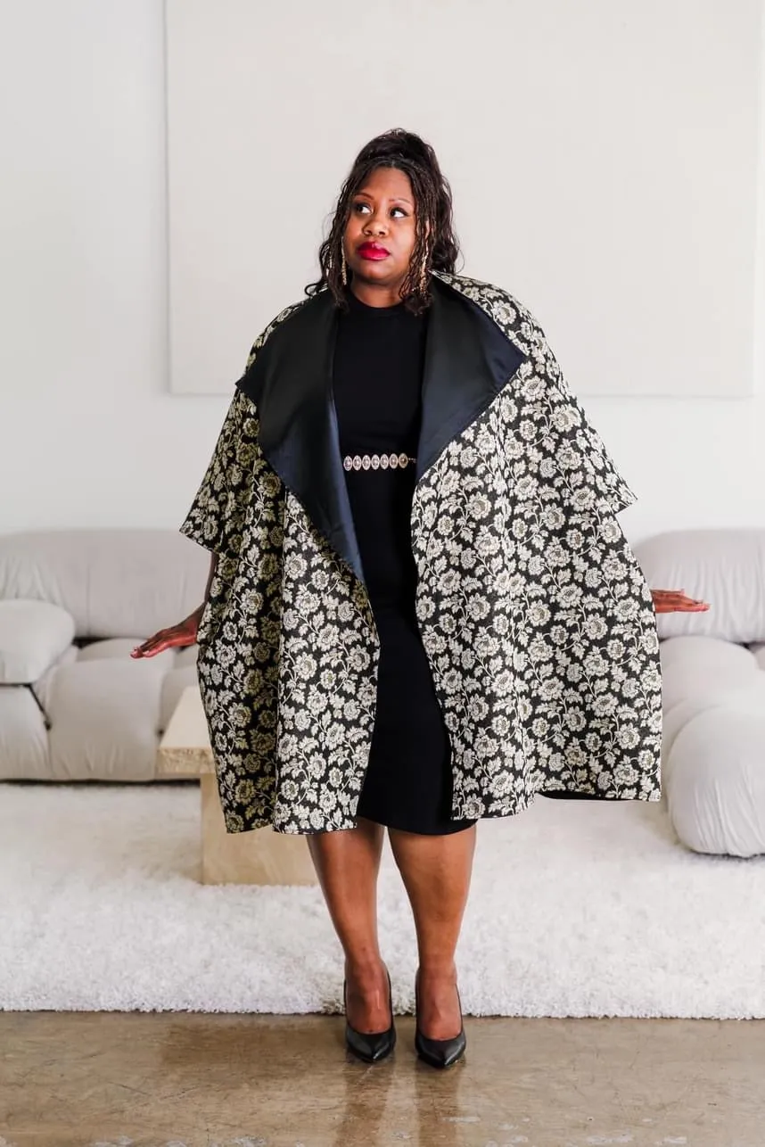 Reversible Opera Coat in "Vanessa"