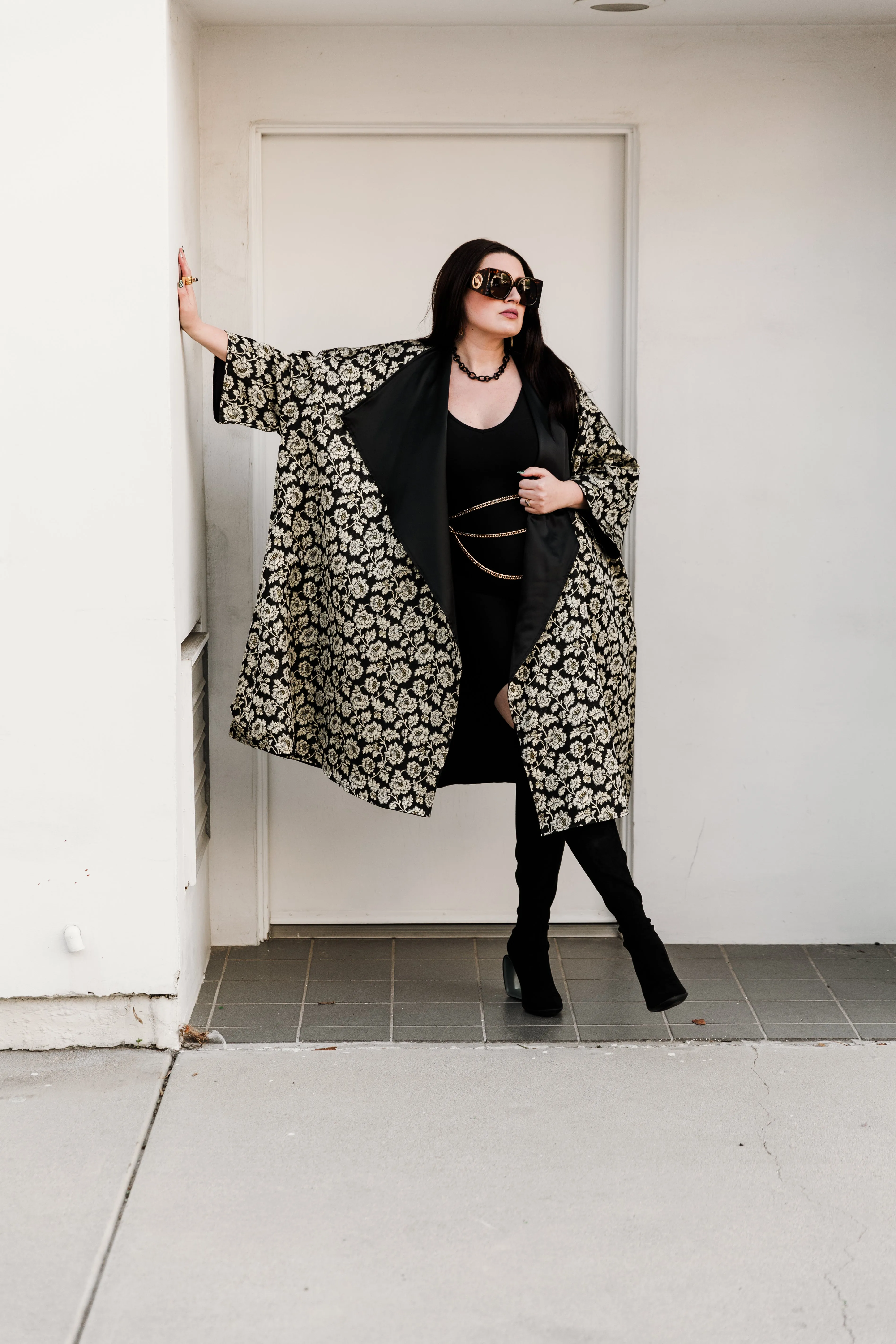 Reversible Opera Coat in "Vanessa"