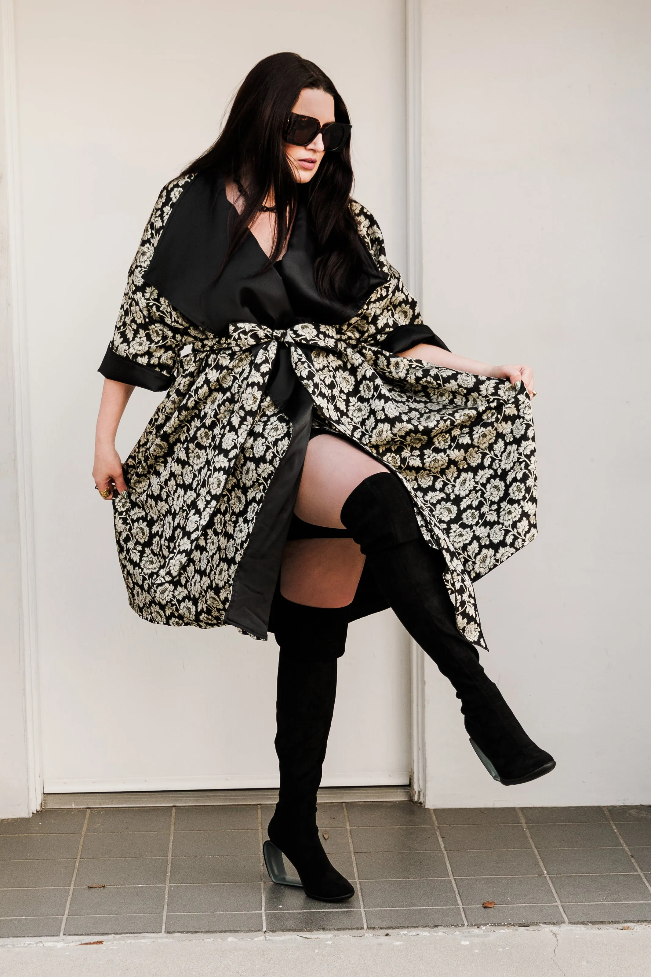 Reversible Opera Coat in "Vanessa"