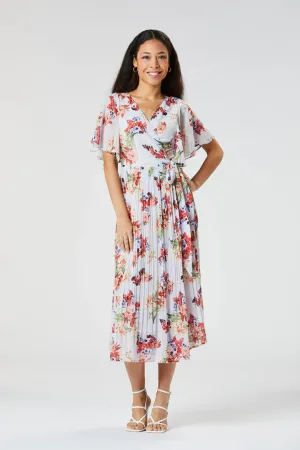 Salma Wrap Dress (Lilac)