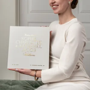 Silky White   Real Gold | Guest Book ♡