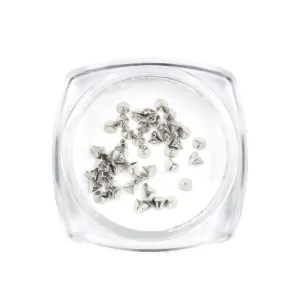 Silver Metal Spikes - 2mm