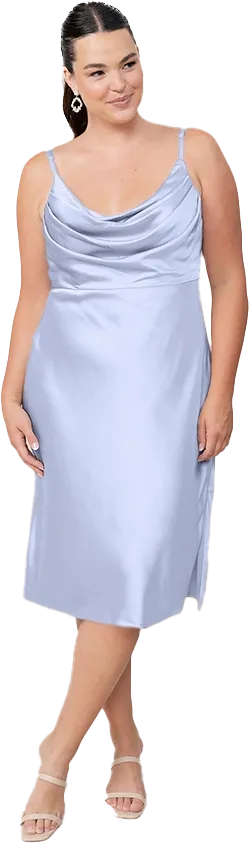 Skye Midi Satin Dress | Made To Order