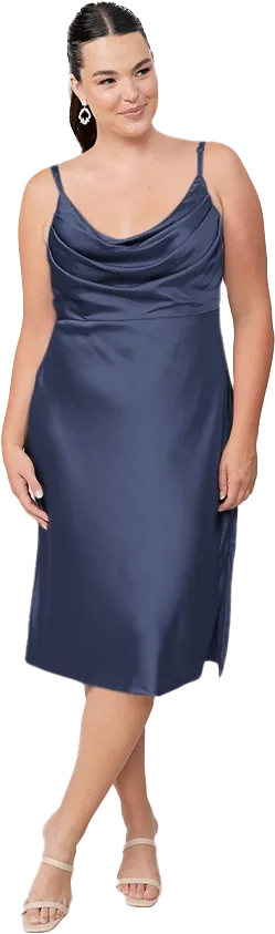 Skye Midi Satin Dress | Made To Order