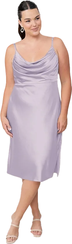 Skye Midi Satin Dress | Made To Order