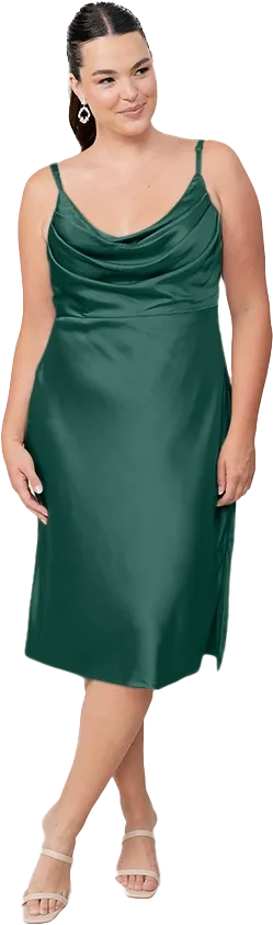 Skye Midi Satin Dress | Made To Order