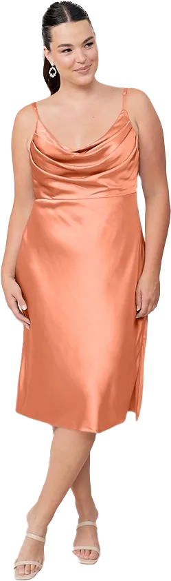 Skye Midi Satin Dress | Made To Order