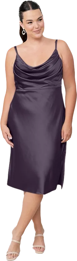 Skye Midi Satin Dress | Made To Order