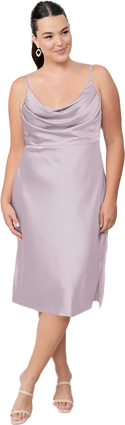 Skye Midi Satin Dress | Made To Order